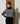 Pull court col roulé jacquard - Noir