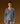 Oversized kasjmier trui met V-hals - Middengrijs