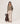 Oversized kasjmier trui met V-hals - Beige