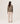 Oversized kasjmier trui met V-hals - Beige
