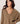 Oversized kasjmier trui met V-hals - Camel Brown