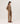 Oversized kasjmier trui met V-hals - Camel Brown