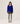 Oversized kasjmier trui met V-hals - Ultramarijnblauw