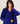 Oversized kasjmier trui met V-hals - Ultramarijnblauw