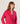 Kasjmier vest - Roze Geranium