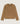 Kasjmier trui met ronde hals - Camel Brown