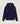 2-ply cashmere hooded sweater - Navy Blue