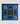 Geometrische zijden sjaal - Blauw