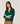 Cache coeur en laine mérinos - Vert Anglais