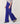 Pantalon large en laine mérinos - Bleu Outremer