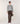Twinset van merinowol - Heather Grey