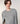 Twinset van merinowol - Heather Grey