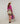 Trui met ronde hals van merinowol - Fuchsia