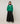 Oversized wollen trui met V-hals - Smaragdgroen
