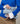 Charly handtas van lamsleer - Grijs Blauw 1