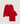 Twinset van merinowol - Rood