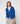 Vest van merinowol - Azuurblauw