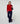Cashmere crew-neck sweater - Rouge
