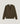 Pull col tunisien en cachemire - Kaki