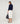 Kort vest met schoudervulling - Marineblauw