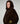 Faux fur jas met capuchon