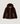 Faux fur jas met capuchon