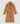 Lange jas van imitatiebont - Camel Brown